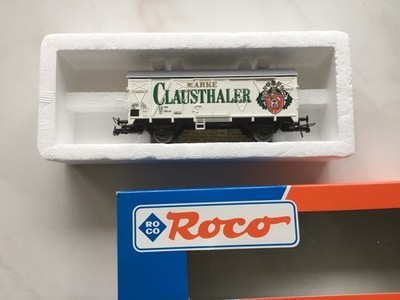 Roco Spur H0 Güterwagen Bierwagen Clausthaler der DB in OVP