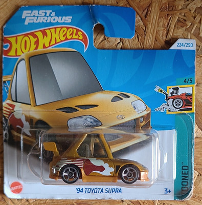 Hot Wheels Fast & Furious  94 Toyota Supra Tooned 224/250 4/5 1:64 HTF27-N521