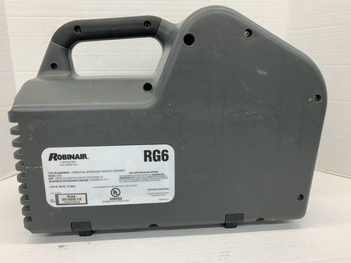 Robinair RG6 Portable Refrigerant Recovery Machine NICE CONDITION FREE SHIP!! - Picture 7 of 9