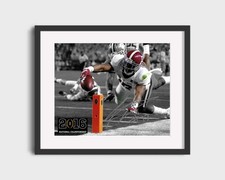 Alabama Autograph Print - Kenyan Drake Dive for Number 16 Spotlight - Reach of g