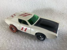 Vintage 1970 s Aurora AFX 1773 White Dodge Charger Electric Slot Car works