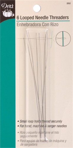 Dritz 252 Looped Needle Threaders-6/Pkg - 第 1/1 張圖片