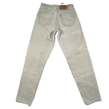 Vintage 1995 Levi s 550 Orange Tab Relaxed Jeans 28x31 Beige USA