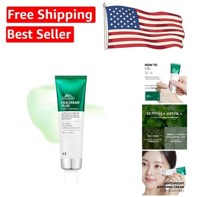 Hydrating Cica Cream Plus - Lightweight Moisturizer for All Skin Types 3.38oz