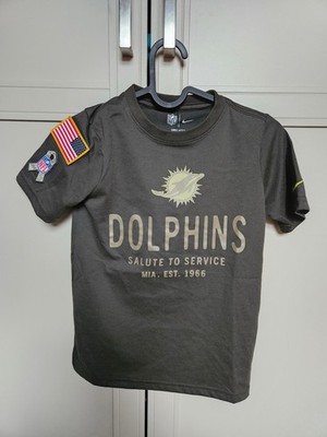 Original Nike NFL Shirt Miami Dolphins Salute to Service Größe S Kinder - Neu