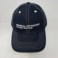 VTG General Dynamics Information Technology Hat Navy Strapback Cap USA Defense