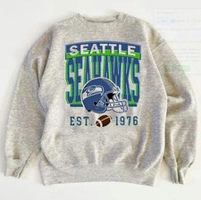 Seattle Seahawks EST 1976 graphic ash Sweatshirt men women VK08847