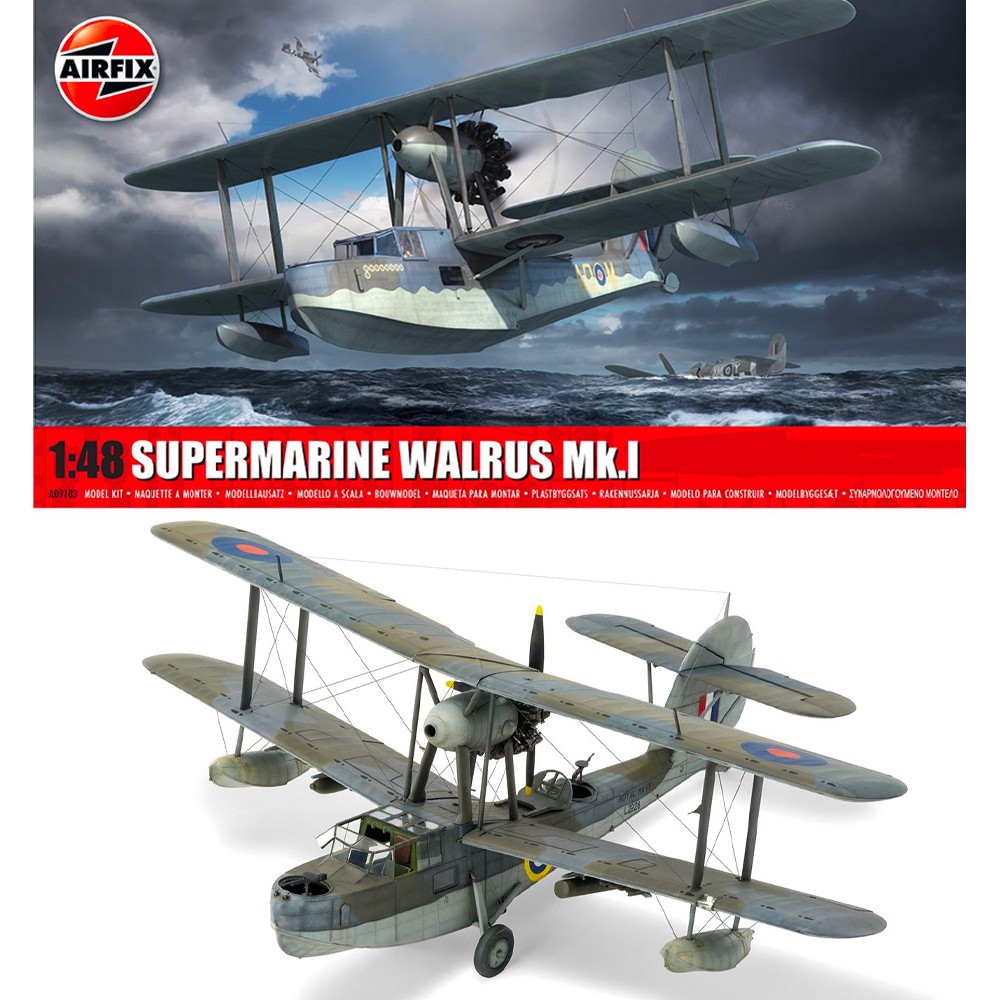 1/48 SUPERMARINE WALRUS MK.I (PLASTIC KIT) A09183 - Image 6
