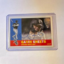 2022 Topps Archives Gavin Sheets White Sox RC Auto 1960 Fan Favorites #60FF-VB