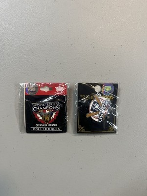 NY Yankees World Series Champions 2009 Pin Lot MLB Aminco WinCraft New