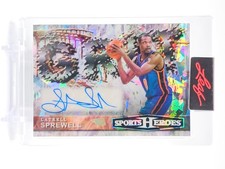 LATRELL SPREWELL 2026-27 LEAF SPORTS HEROES AUTO CRYSTAL #G-LS1 KNICKS Q3474