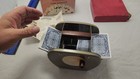 Vintage 50s Johnson Card Shuffler Model No. 50 Hand Crank W/ Box — photo 3