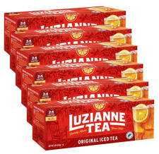 Unsweetened Iced Tea Bags, Family Size, 24Ct Box Pack of 6