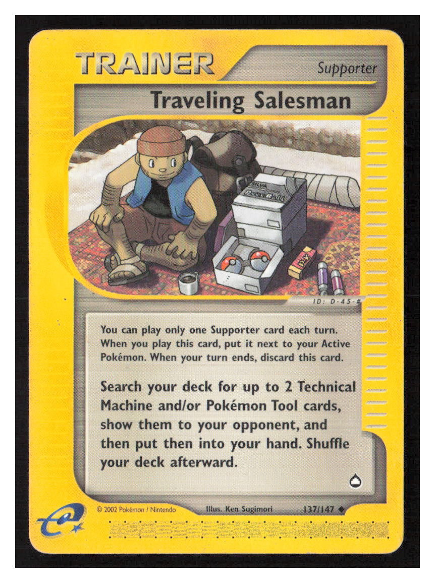 Traveling Salesman Aquapolis #137/147 LP Pokemon