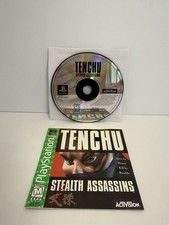 Tenchu: Stealth Assassins (Sony PlayStation 1, 1998) Tested Manual Reg Card Disc