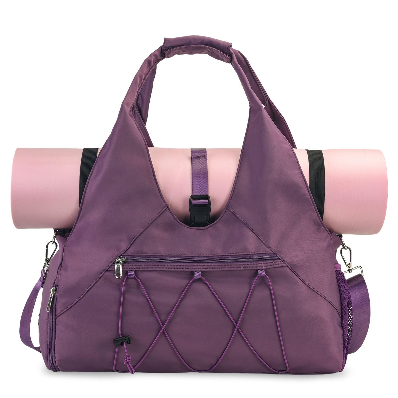 Sac de yoga pour femmes pratique avec grand rangement tapis et chaussures idéal pour le studio