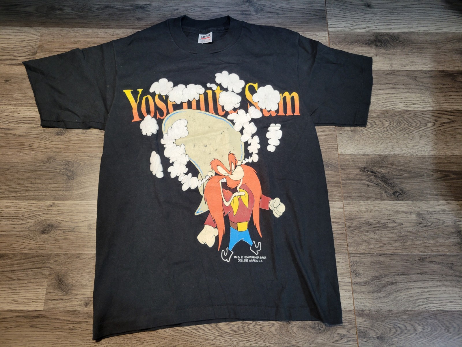 Vintage 1994 Warner Bros Yosemite Sam Medium Single-Stitch T-Shirt