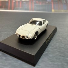 Kyosho 1/64 Toyota 2000GT White Mini Car Collection Used
