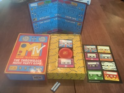 Complete w/ batteries MTV Ready To Roll The Music Throwback Party Game