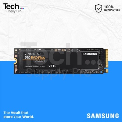 MZ-V7S2T0B/AM Samsung 970 EVO Plus 2TB PCIe NVMe M.2 2280 Solid State Drive