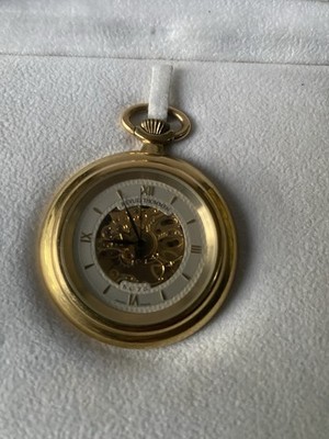 Rare REVUE THOMMEN 4421002 N.673 17J Hand Winding Manual Pocket Watch w/ Box
