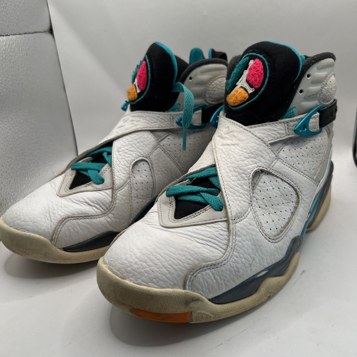 Size 8 - Air Jordan 8 Retro South Beach Turbo Green 305381  display picture 1