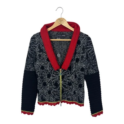 Eva & Claudi Strickjacke S Floral Wollmischung - Bild 1 von 4