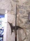 Medieval Burgundian Forged HAST WEAPON WITH CORBIN BEAK CIRCA 1600