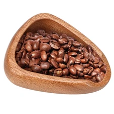 Coffee Bean Dosing Cup – Single Tray Walnut Wood Espresso Accessories Measuri...