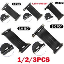 1/2/3Pcs For PCI-E 3.0/4.0 16x Riser Cable Graphics Card Extension Cables NEW
