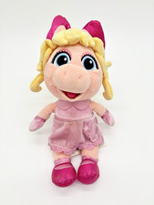 Disney The Muppets Miss Piggy Plush Stuffed Animal 12 Pink Dress READ