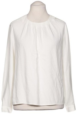BOSS by Hugo Boss Bluse Damen Oberteil Hemd Hemdbluse Gr. L Weiß #kj03njf