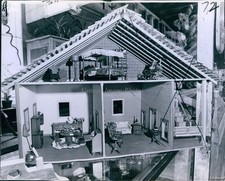 1976 Detailed & Intricate Dollhouse For Sale In Antique Store Hobbies 8X10 Photo