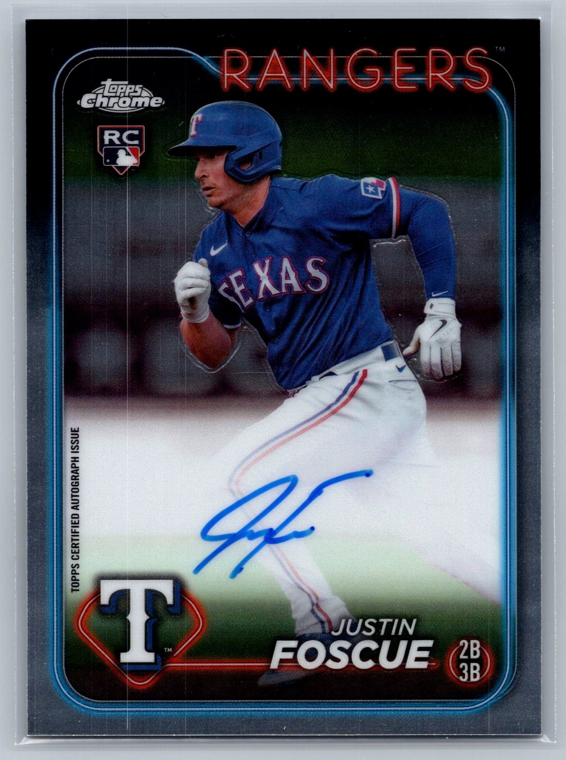 Justin Foscue 2024 Topps Chrome Rookie Autographs #RA-JF