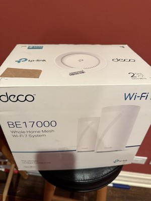 Tp-Link Deco BE75 BE17000 Tri-Band Wifi 7 Mesh System - 8-Stream, 17 Gbps, Local