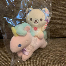 NEW San-x Rilakkuma Korilakkuma Plush MO69801 Cotton Candy Sky Scene