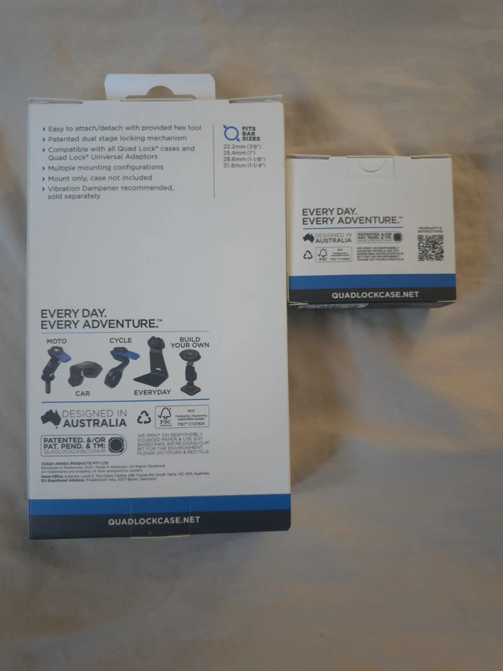 Quad Lock Motorcycle Handlebar Mount and Vibration Dampener ###2 free gifts ### - Image 2 of 3