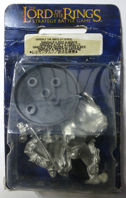 GW39 Games Workshop Lord of the Rings Gandalf the White Walking.. Metal (CIB)