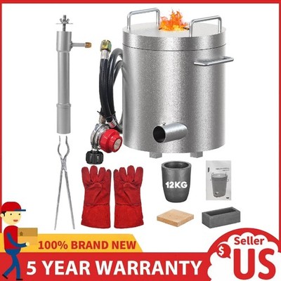 Propane Melting Furnace Kit ,12KG Smelting Foundry for Metal Scrap Recycling