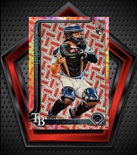 Logan Driscoll RC *35/99* 2025 Topps Series 2 *Hot Dog* Parallel #404 Rays MLB