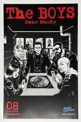The Boys: Dear Beck #8 - First Games Exclusive B&W Cover VG-NM MATURE DYNAMITE