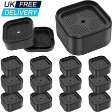 16Pcs Bed Chair Risers Stackable Stacking Bed Raising Blocks Furniture Leg Lift