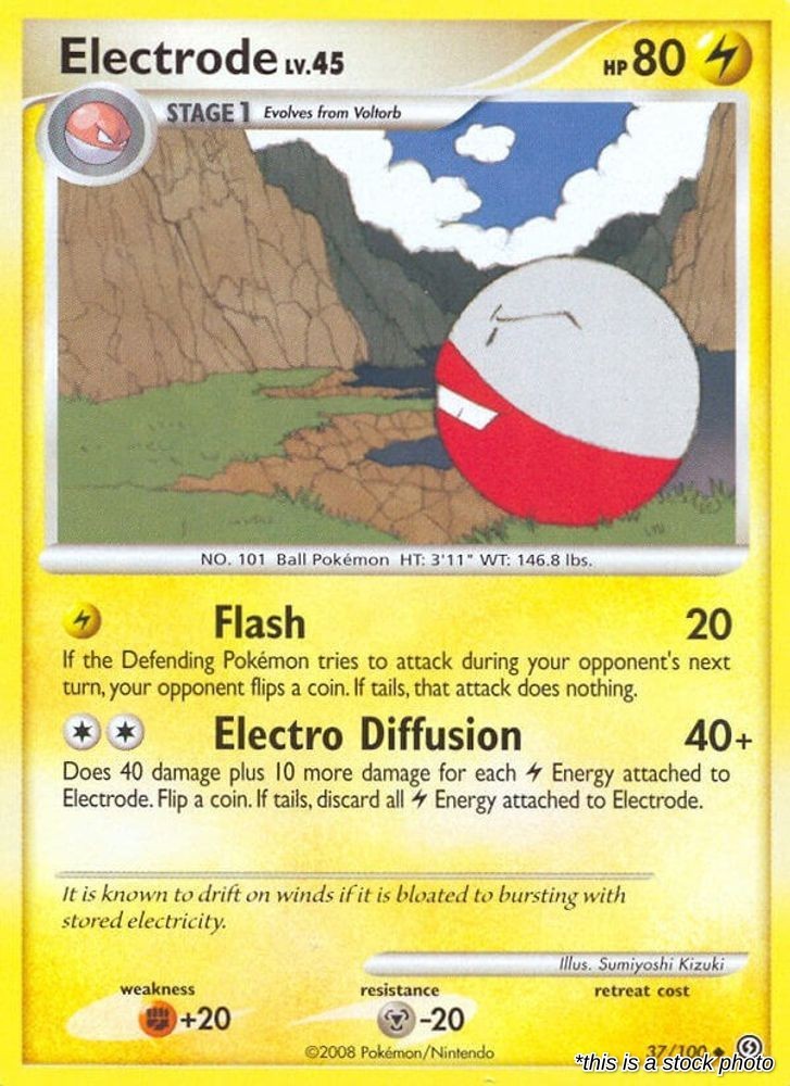 Electrode (37) 37/100 (MP) - Stormfront Pokémon