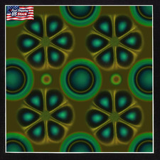 Magnetic Field Viewing Film, Magnetic Field Viewer, 4 X 4 Inch Magnetic Flux D