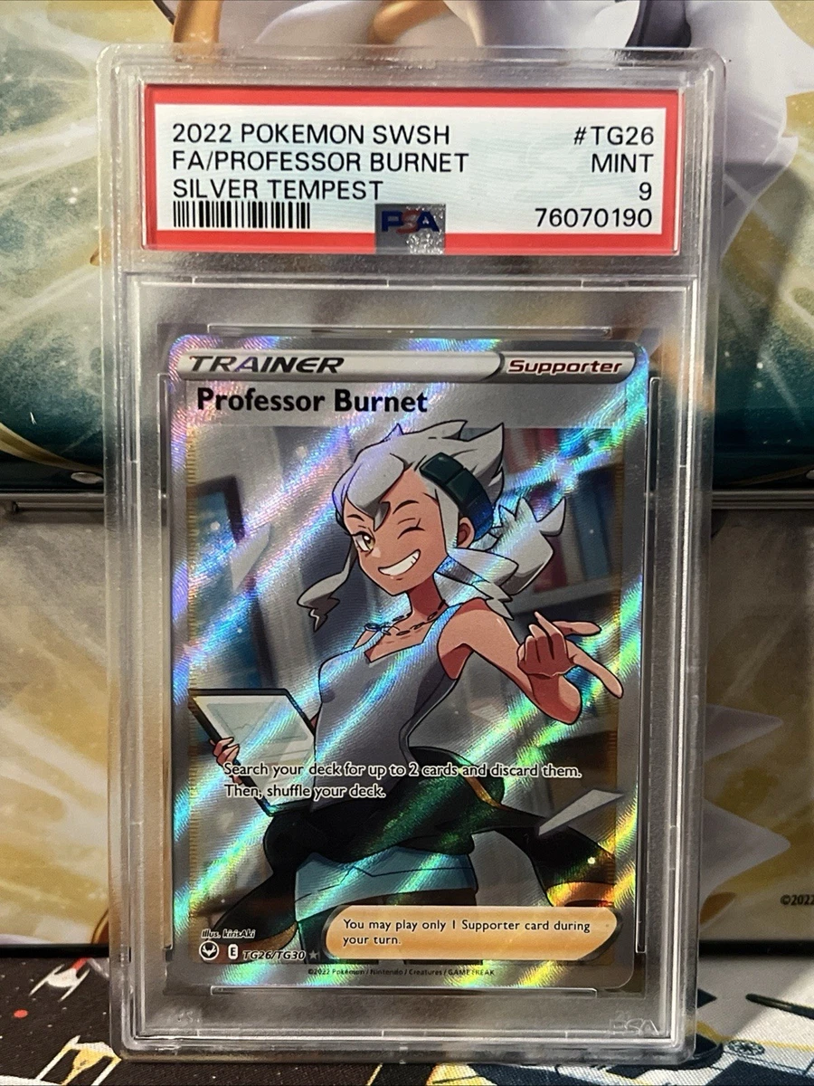 professor burnet pokemon card value - TG26/TG30- Silver Tempest - Trainer Gallery Trainer Form Professor Burnet (SWSH167) Promotional Pokemon