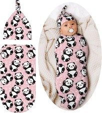 Swaddle Blanket Panda Baby Stuff Newborn Swaddling One Size,