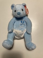 Ty Beanie Babies- IT'S A BOY the New Baby Bear (7 Inch) MINT with MINT TAGS