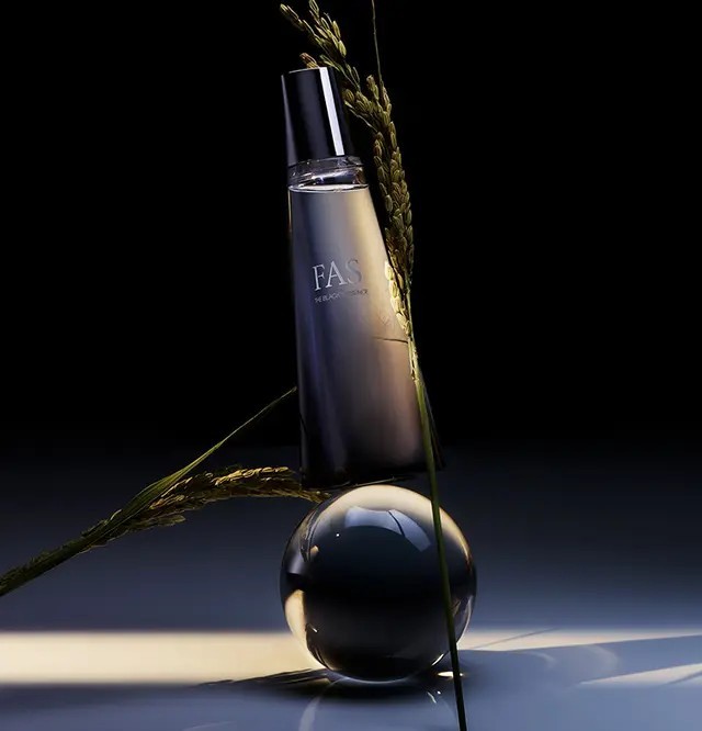 FAS The Black Essence 200ml Lotion Toner Rice Facial Skin