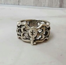 Jean Paul Gaultier Silver 925 Gothic Engraved...