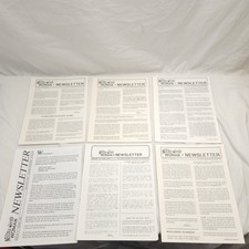 Needle-Witted Woman Newsletters Machine Knitting Lot of 6